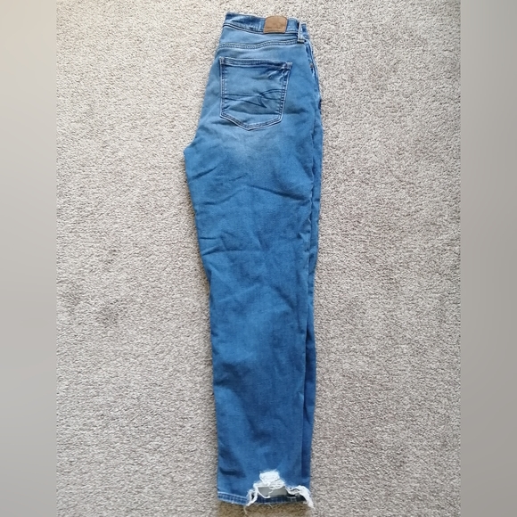 High waisted soft knit mom jeans - Picture 3 of 3